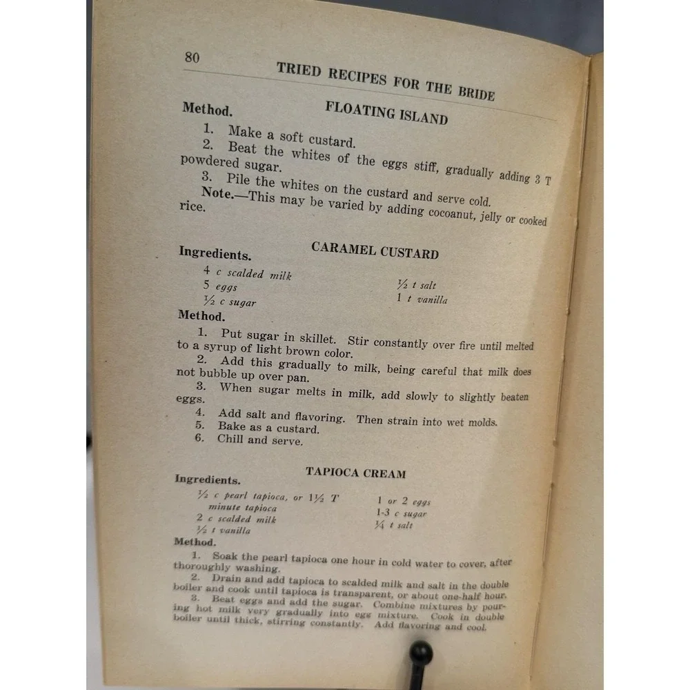 Tried Recipes for the Bride by Pauline M. Zoeckler HC Limited Ed 1923-24